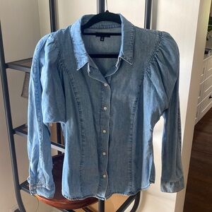 Women’s Dynamite denim button down shirt